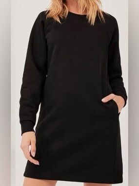 Pact Sweatshirt Dress with Pockets- Organic Cotton with recycled polyester